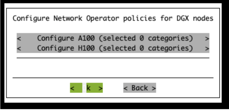 Configure Network Operator policies for DGX nodes